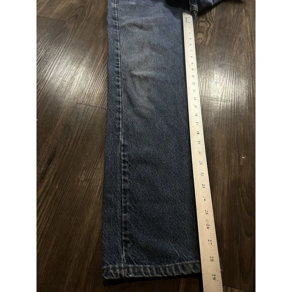Levi's 505‎ Jeans Mens 33x32 Blue Straight Leg Regular Fit Med Wash Denim Pants